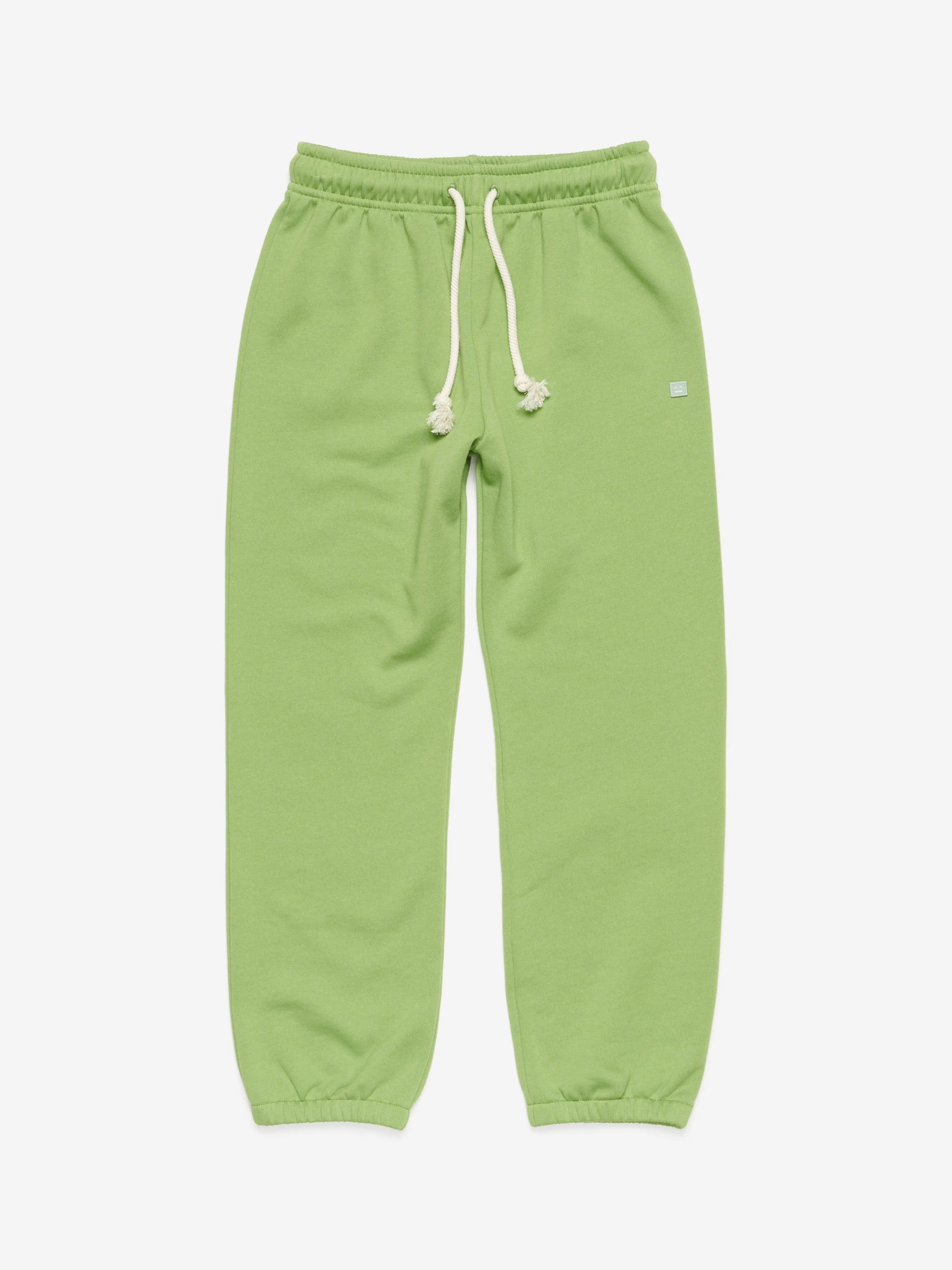 Acne Studios Kids Frack Face Joggers in Green