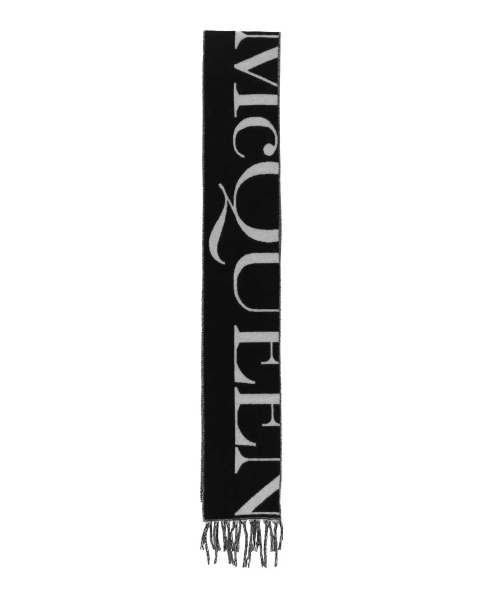 Alexander McQueen Unisex-Adult Cashmere Oversize Logo Scarf