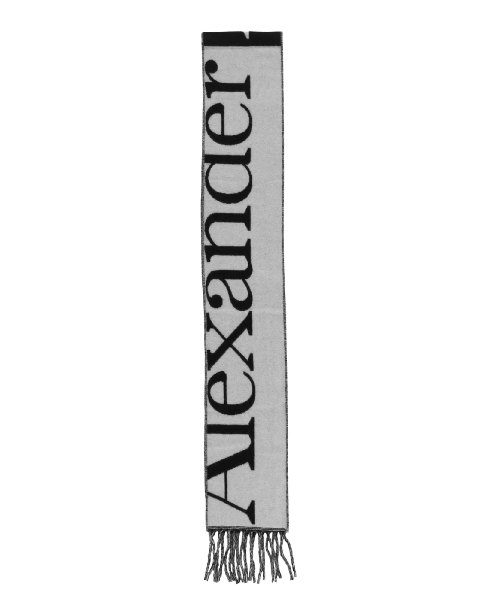 Alexander McQueen Unisex-Adult Cashmere Oversize Logo Scarf