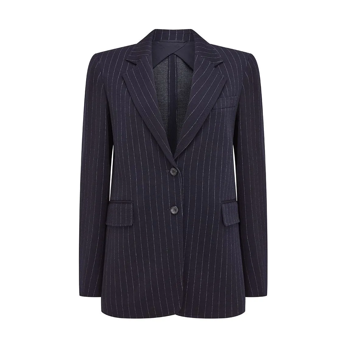 Amleto Pinstripe Navy Blue Blazer