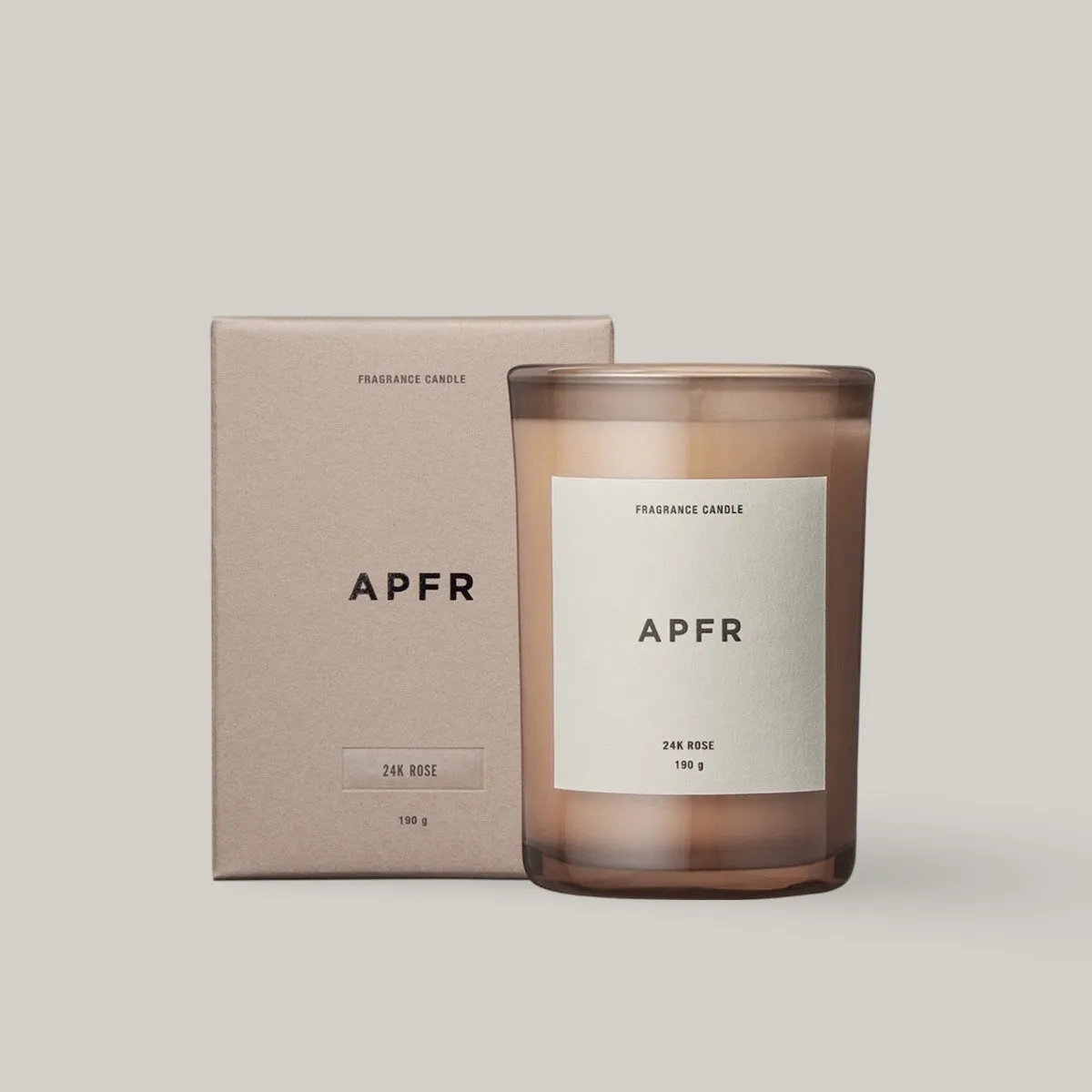 APFR FRAGRANCE CANDLE - OAKMOSS & AMBER