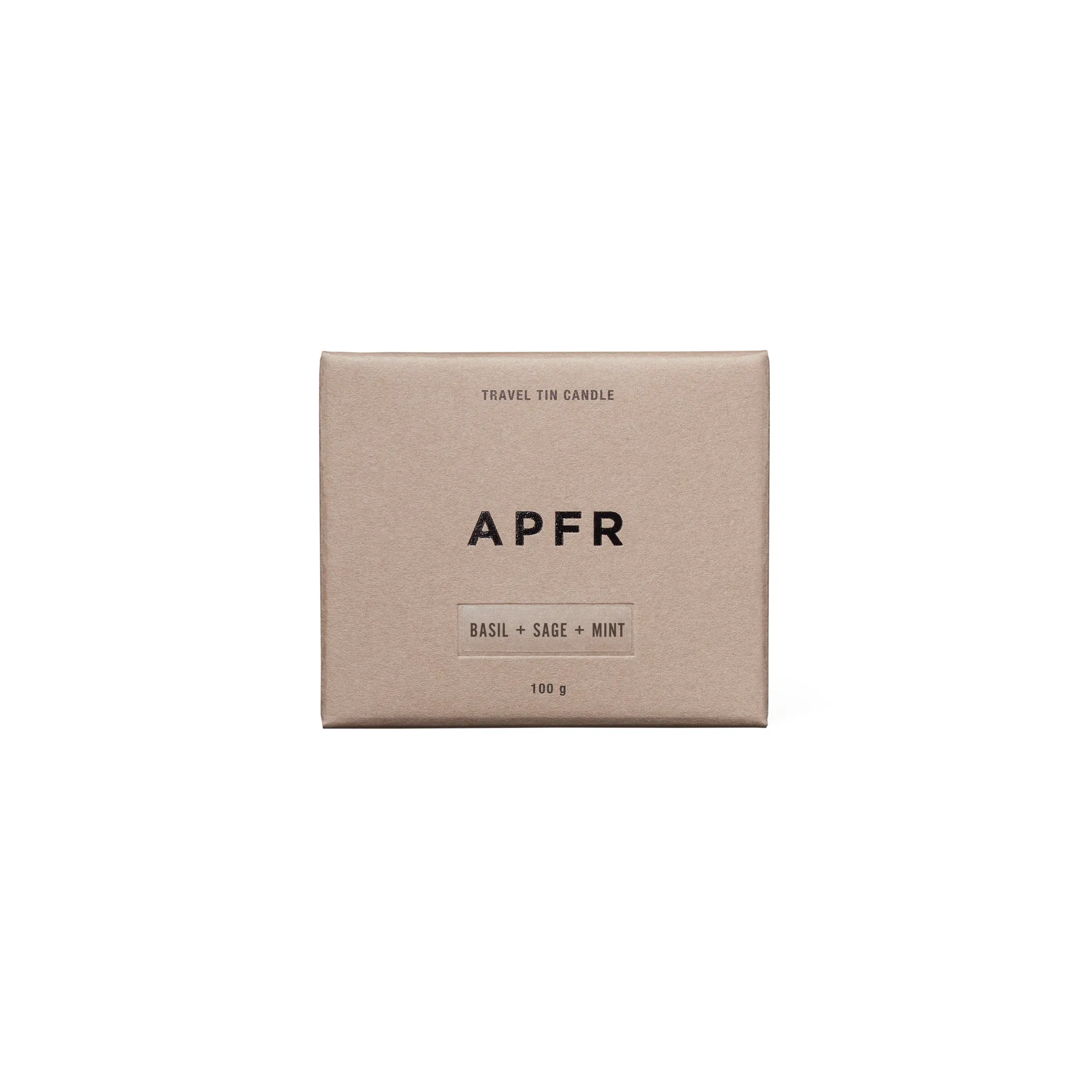 APFR Travel Tin Candle "Basil Sage Mint"