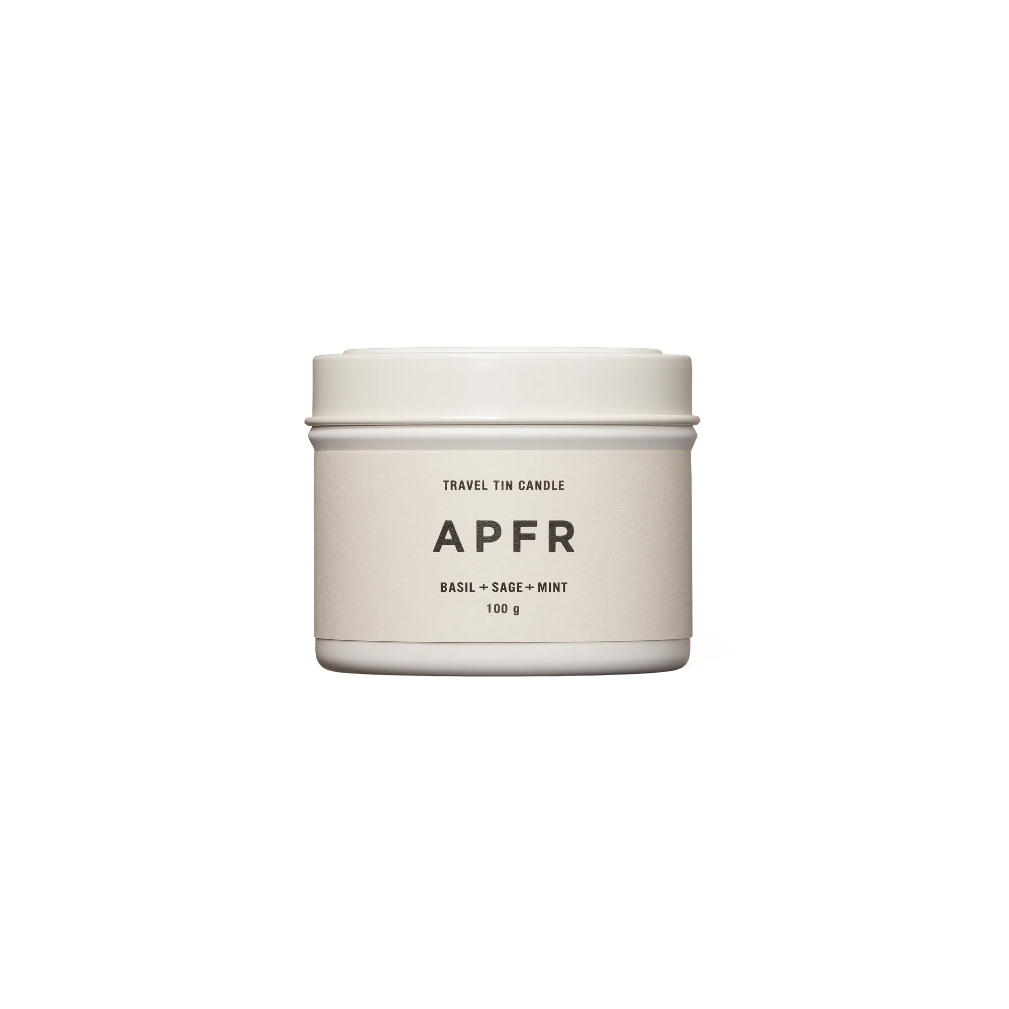 APFR Travel Tin Candle "Basil Sage Mint"