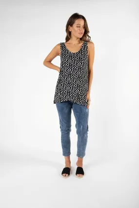 Betty Basics Zorita Tank Heart Ocelot