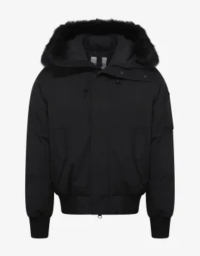 Black Short Down Parka Jacket