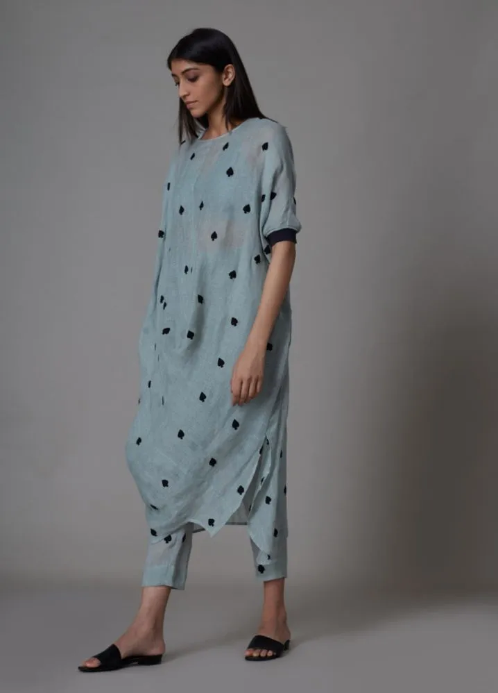 Call Dress- Greyish Blue