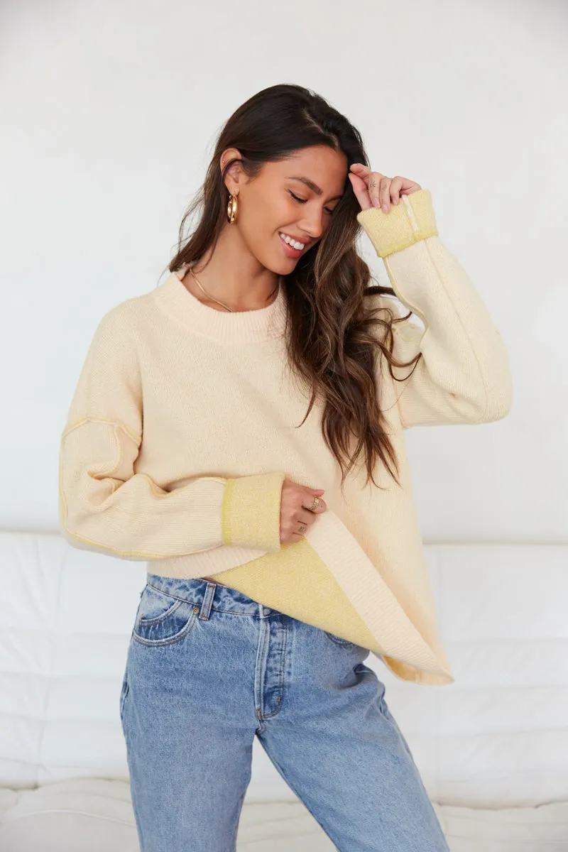 Carissa Reversible Colorblock Sweater