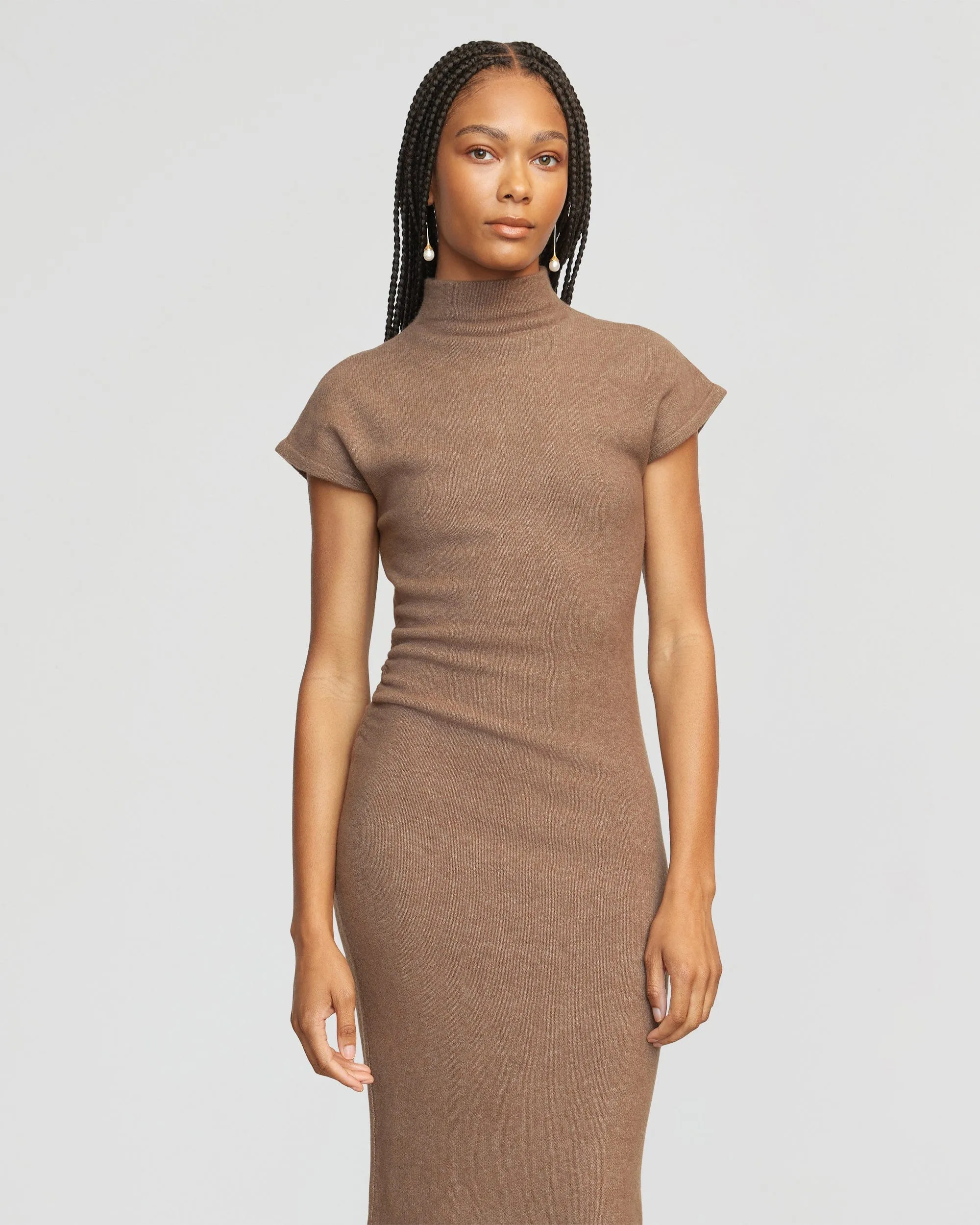 Casper Mock-Neck Dress