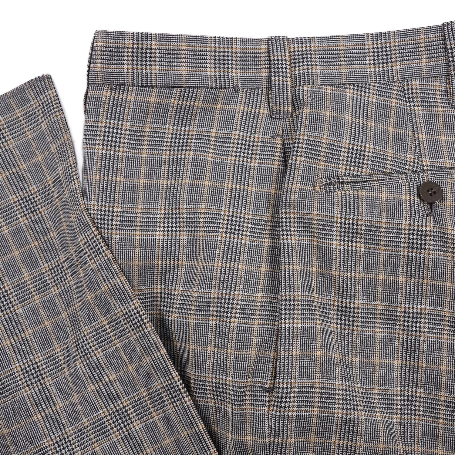 Cesare Attolini Layered Check Soft Wool Suit