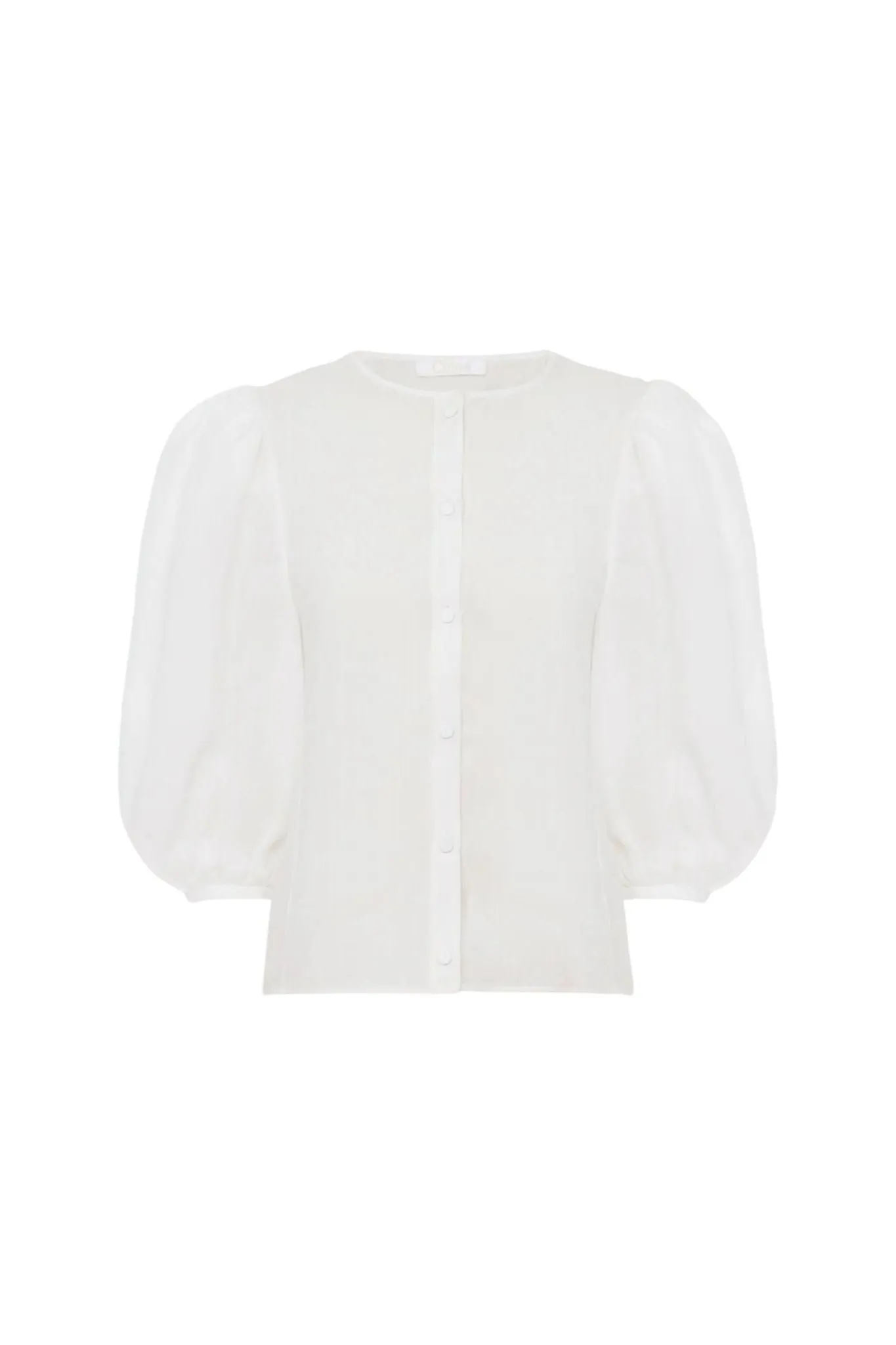 Chloe Collarless Blouse