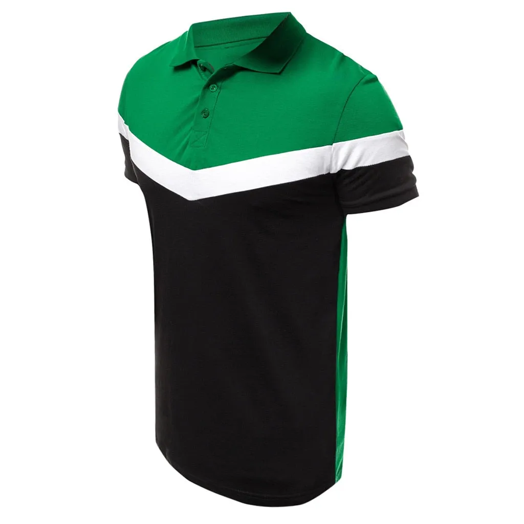 clothing Short Sleeve Quick-Dry Golf Polo Shirt Men