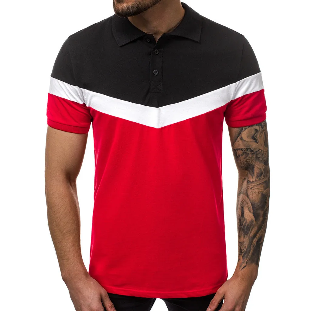 clothing Short Sleeve Quick-Dry Golf Polo Shirt Men