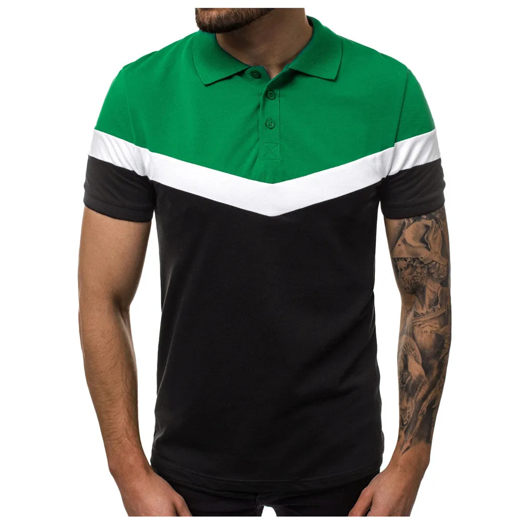 clothing Short Sleeve Quick-Dry Golf Polo Shirt Men