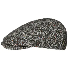 Colour Dots Wool Flat Cap by Borsalino