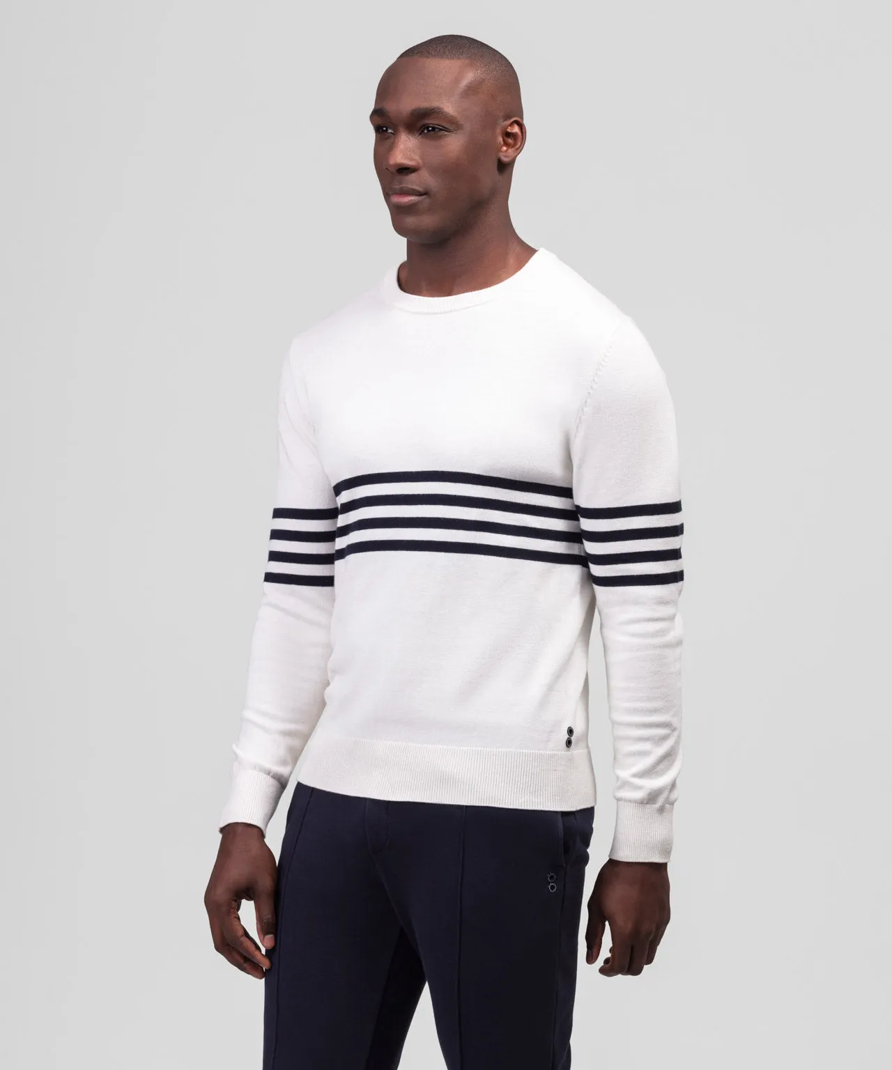 Cotton Cashmere Sweatshirt: Off White