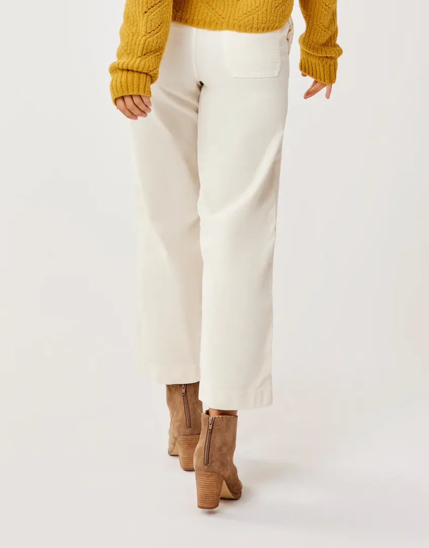 D Rex Wide leg pant - birch