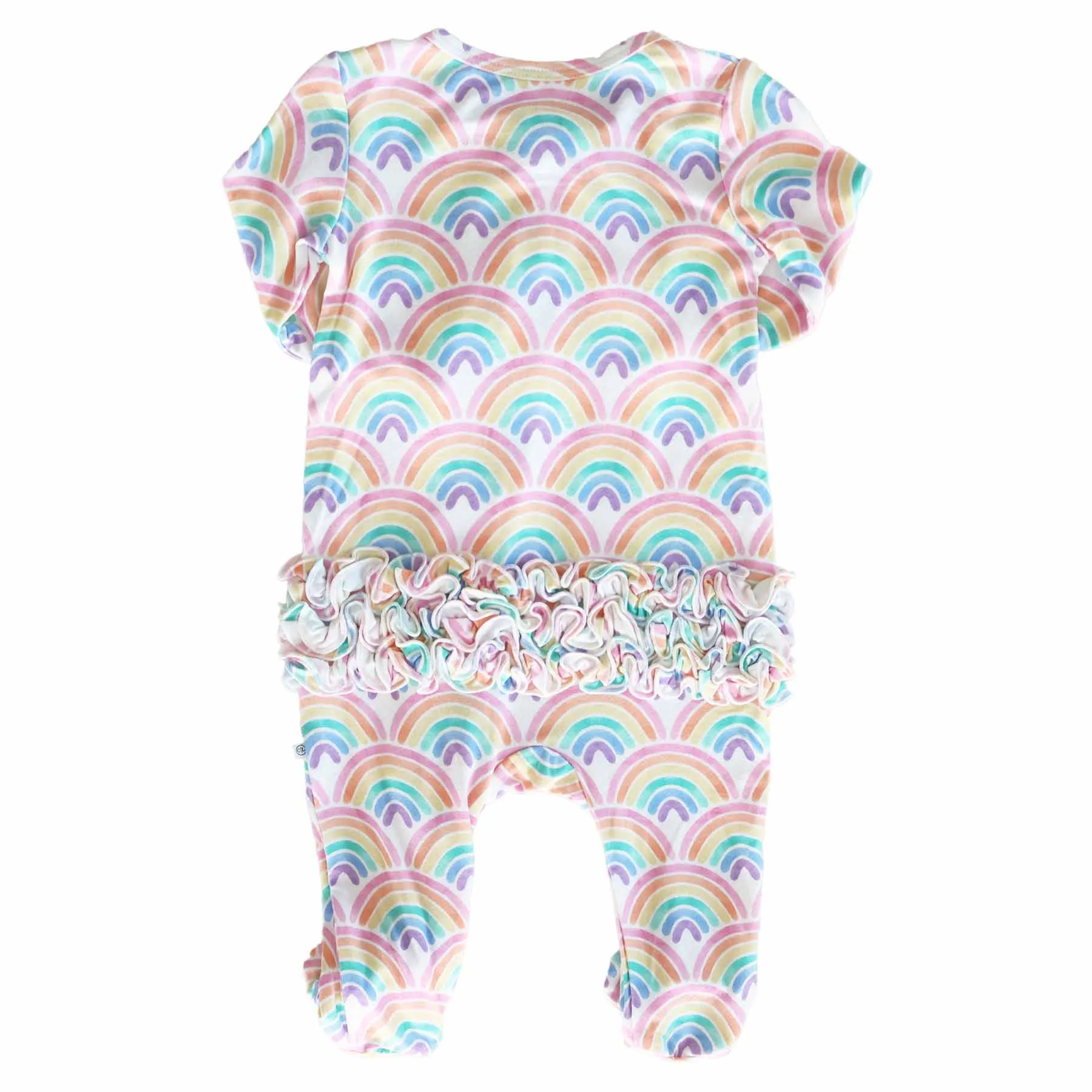 Daydream Ruffle Zipper Footie