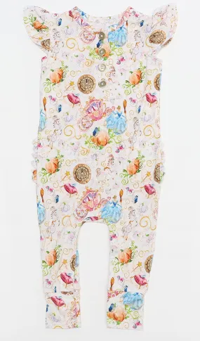 Enchanted Collection - Dreams Come True - Bamboo Flutter Sleeve Romper