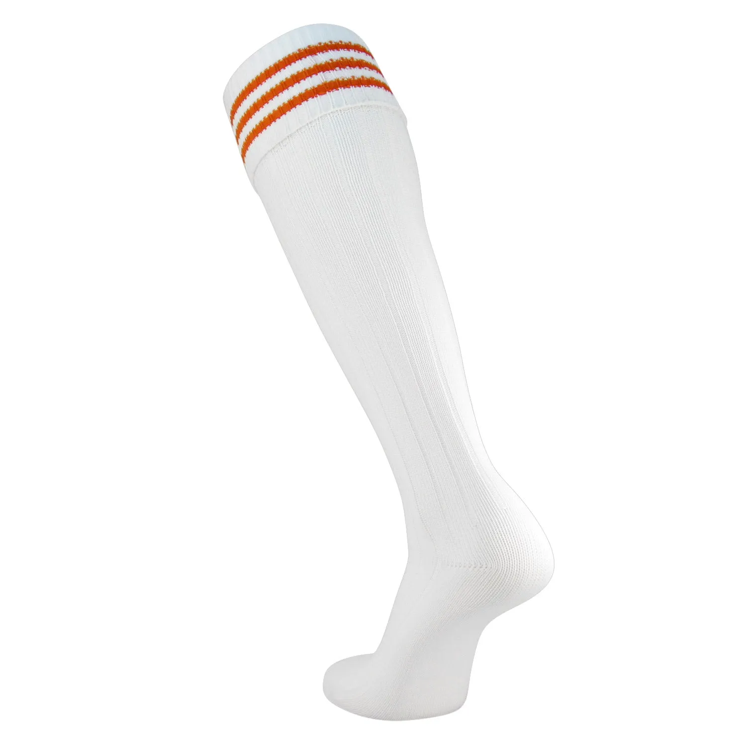 Euro Solid or Striped Knee High Soccer Socks (FSH31, FSH81, FSH10)