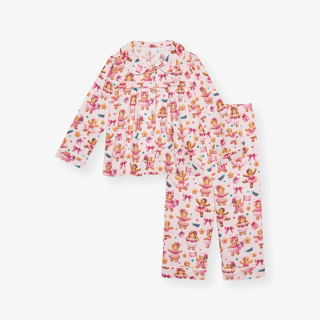 Ginger Posh Flannelette Ruffled Pajama Set