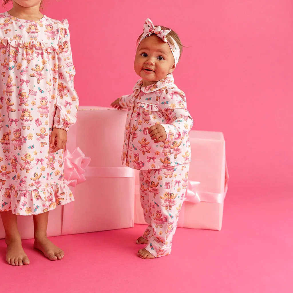 Ginger Posh Flannelette Ruffled Pajama Set