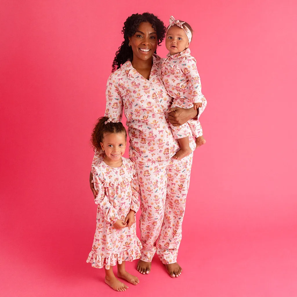 Ginger Posh Flannelette Ruffled Pajama Set