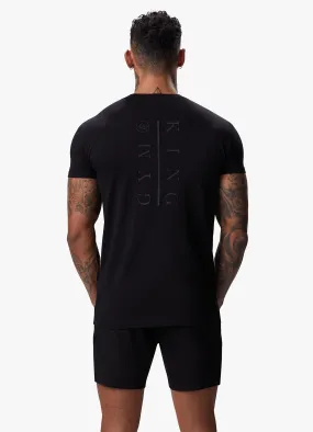 Gym King Split Tee - Black