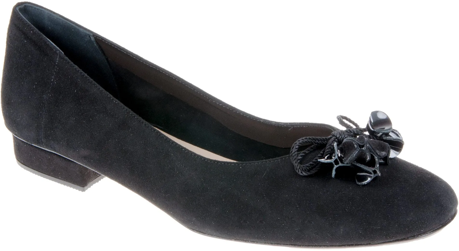 HB Jest Black Suede/ Patent mix Pumps