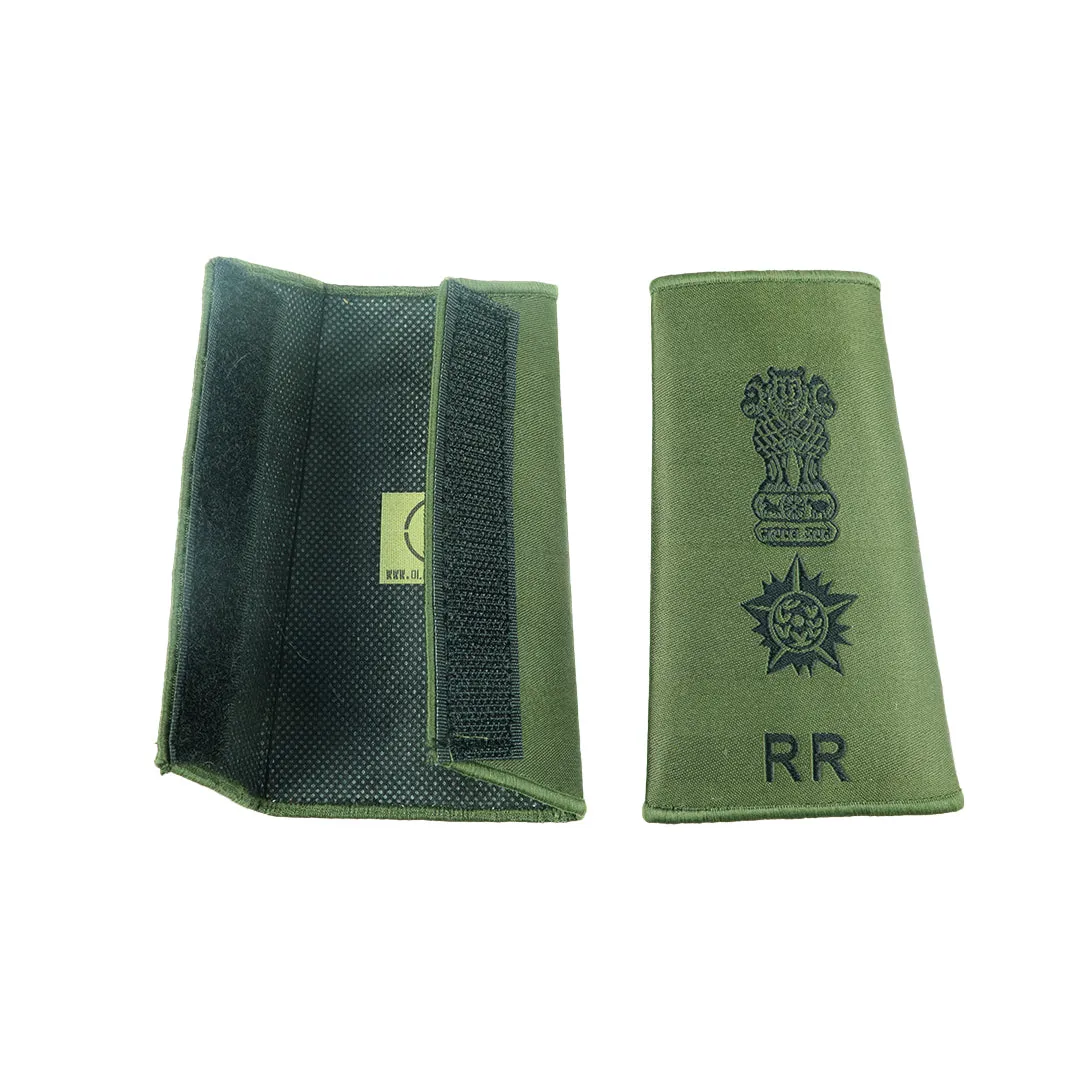 Indian Army Rank Epaulettes - RR