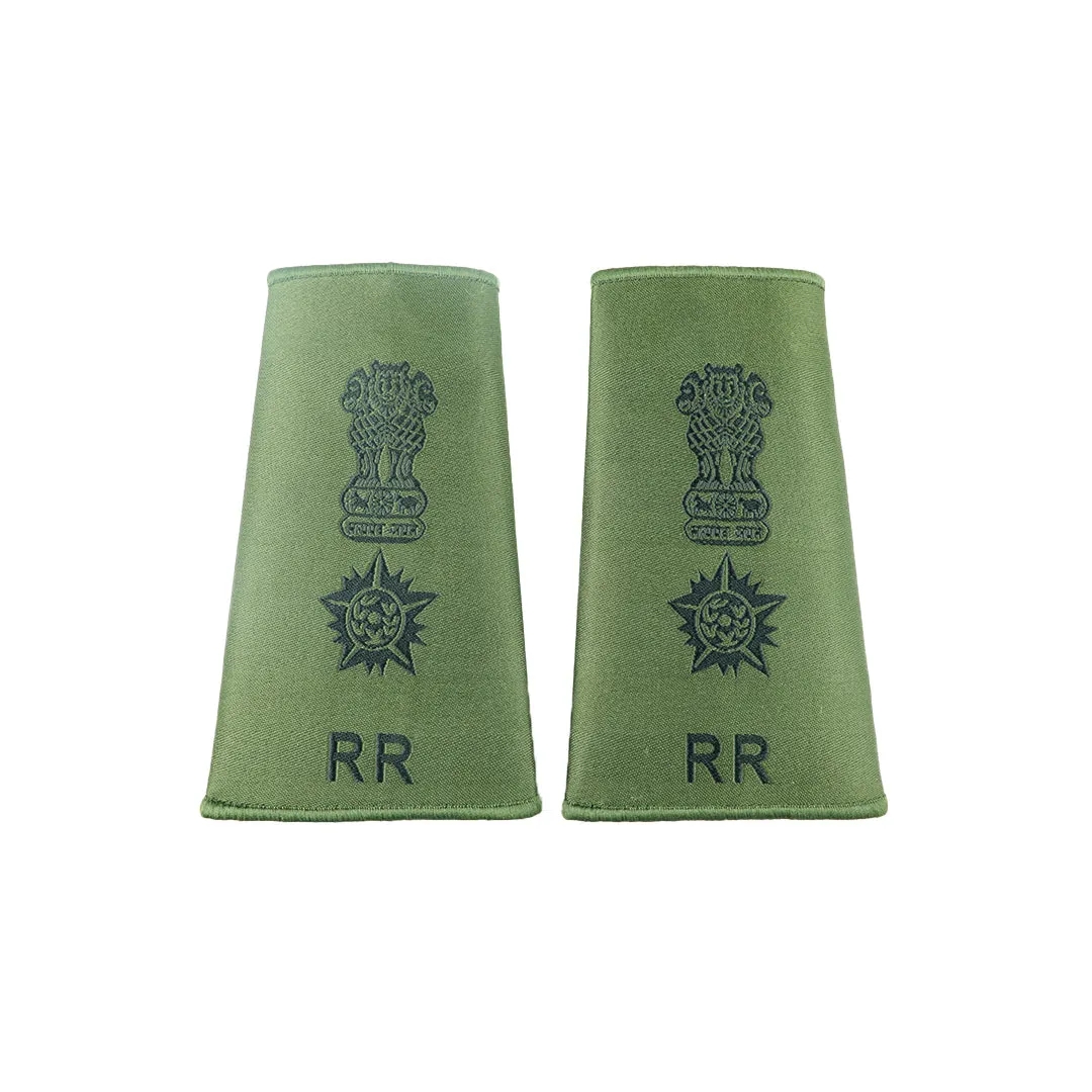 Indian Army Rank Epaulettes - RR