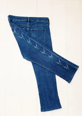 Lavender Garden Capri Jeans "Prism Collection"