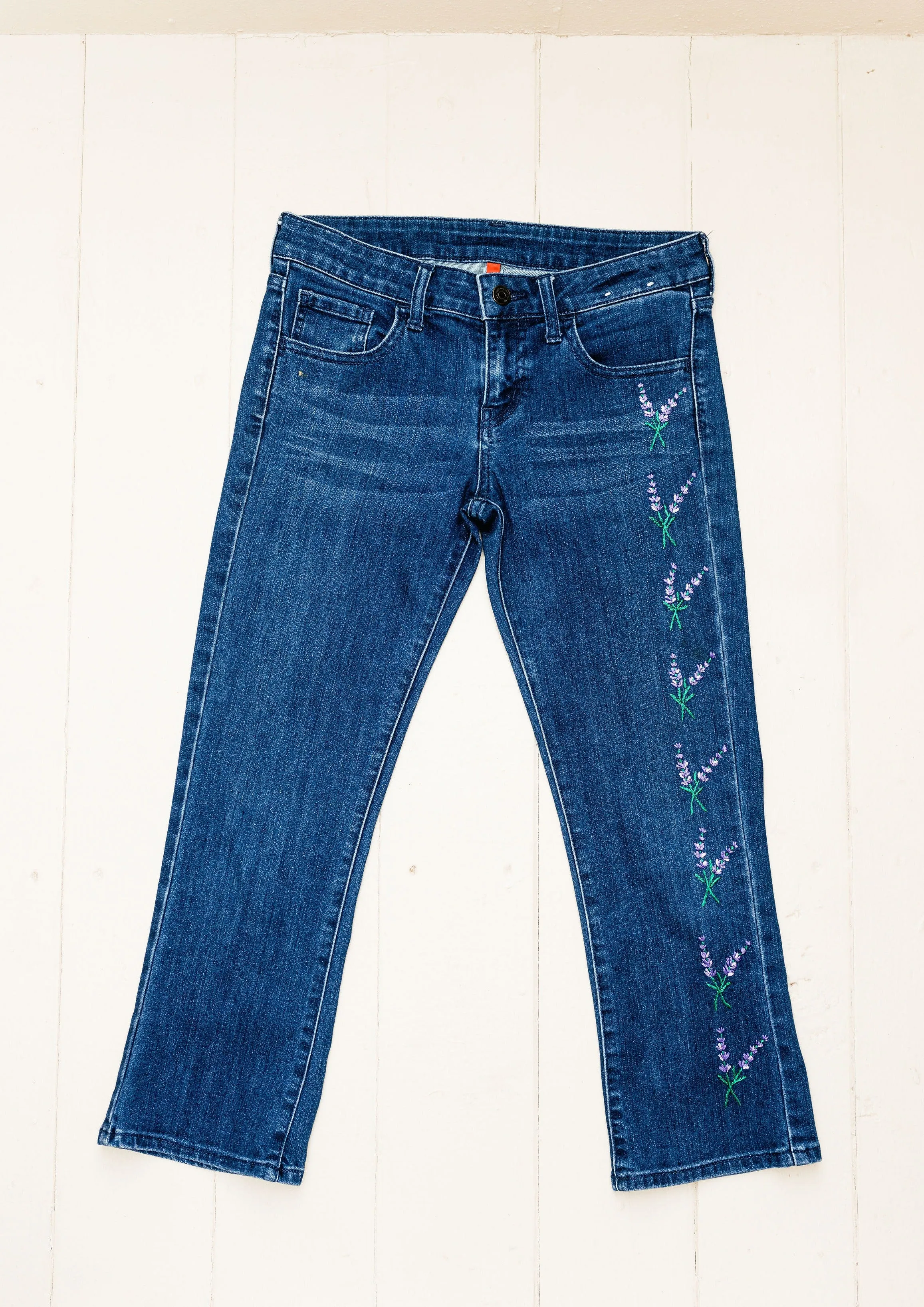 Lavender Garden Capri Jeans "Prism Collection"