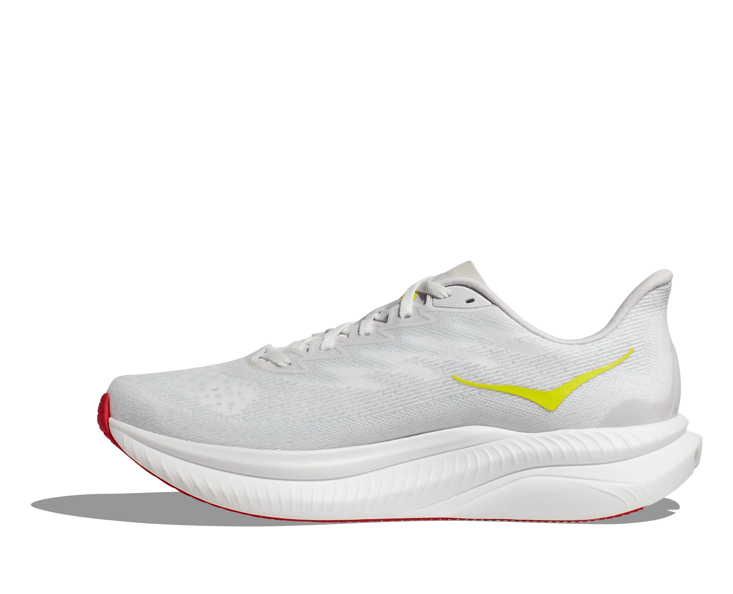 Men's Hoka Mach 6 (White/Nimbus Cloud)