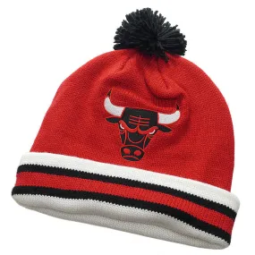 Mitchell & Ness Chicago Bulls Striped Beanie