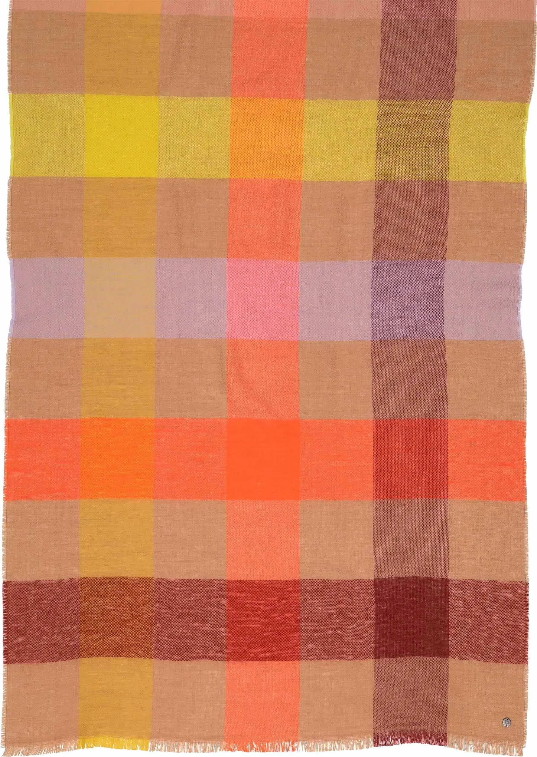 Modern Colorblock Oversize Scarf