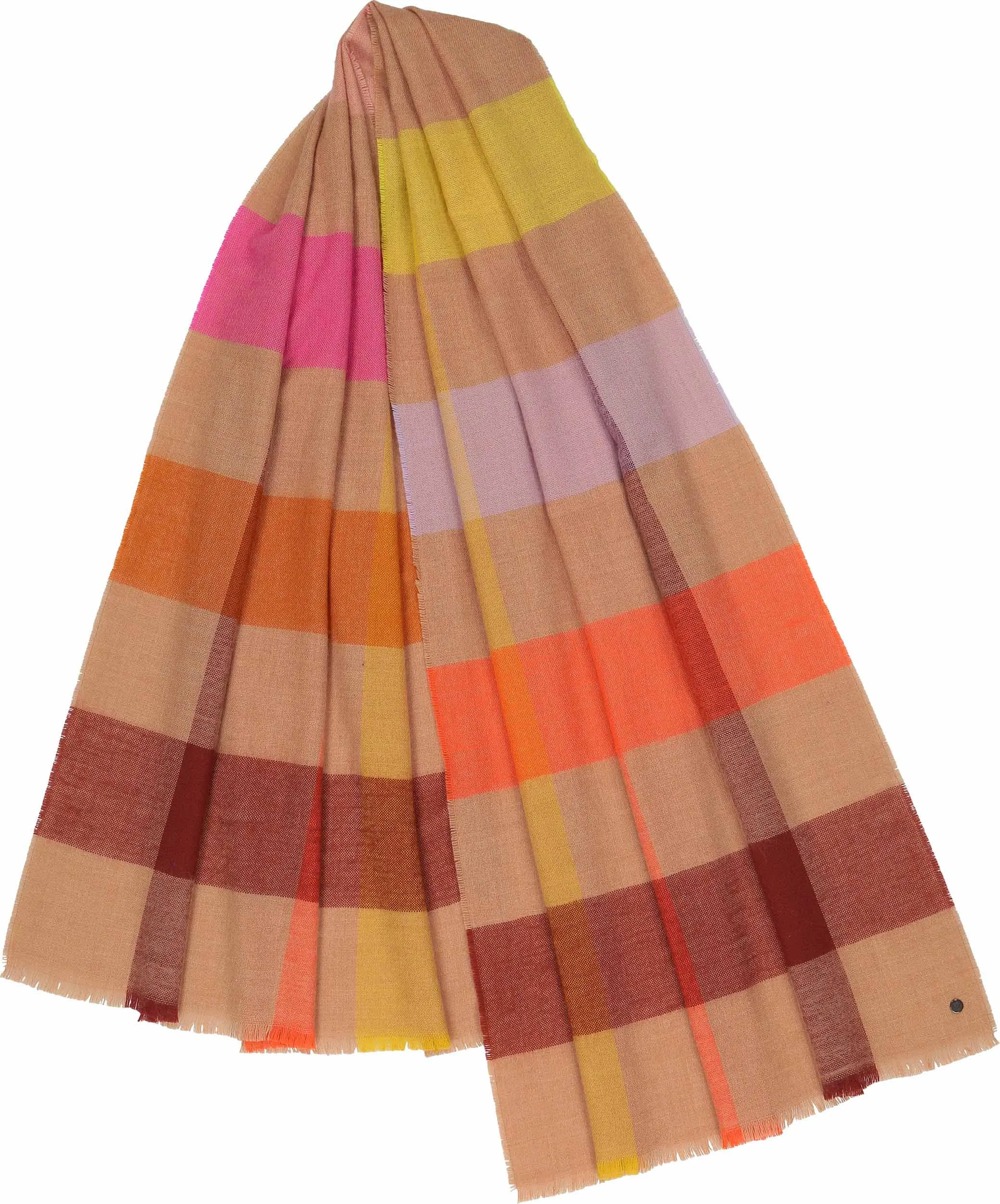 Modern Colorblock Oversize Scarf