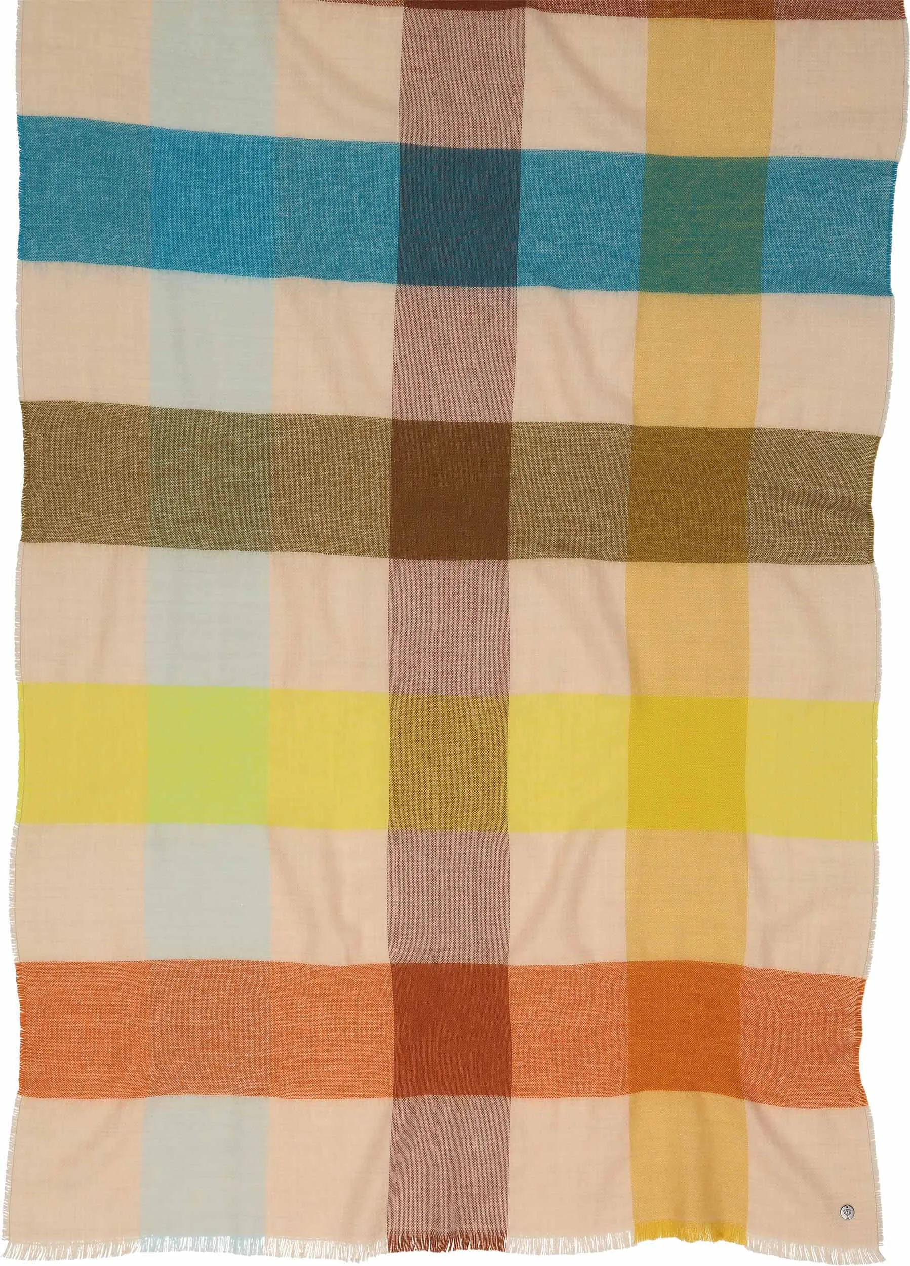 Modern Colorblock Oversize Scarf