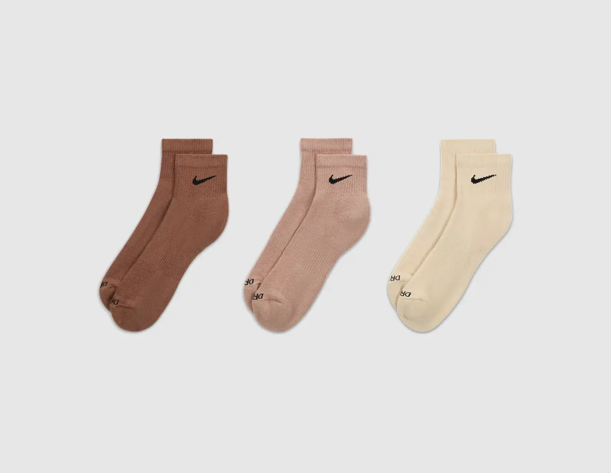 Nike Everyday Plus Cushioned Training Ankle Socks (3 Pack) / Multi