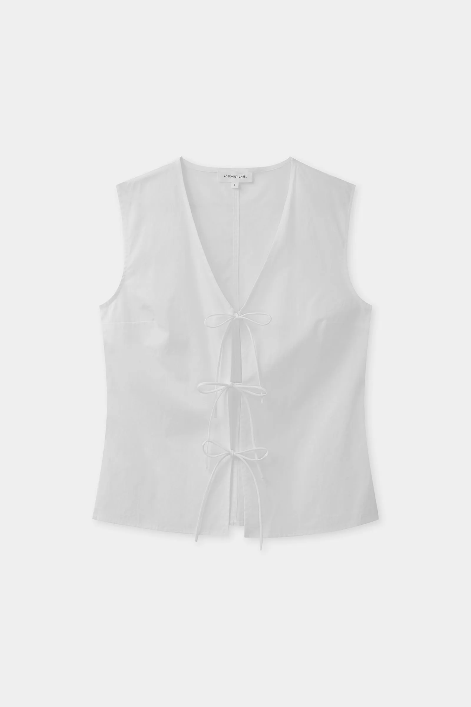 Ollie Poplin Tie Top