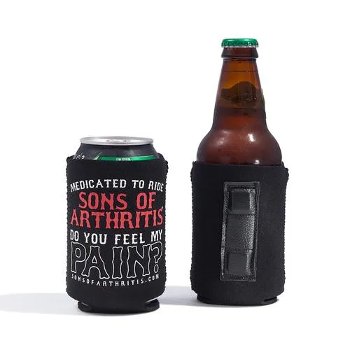 "Do You Feel My Pain" Magnetic Biker Koozie