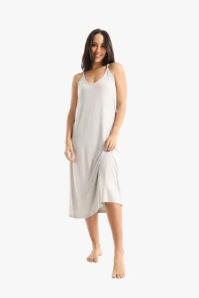 Relaxed Fit Sleeveless Nightgown