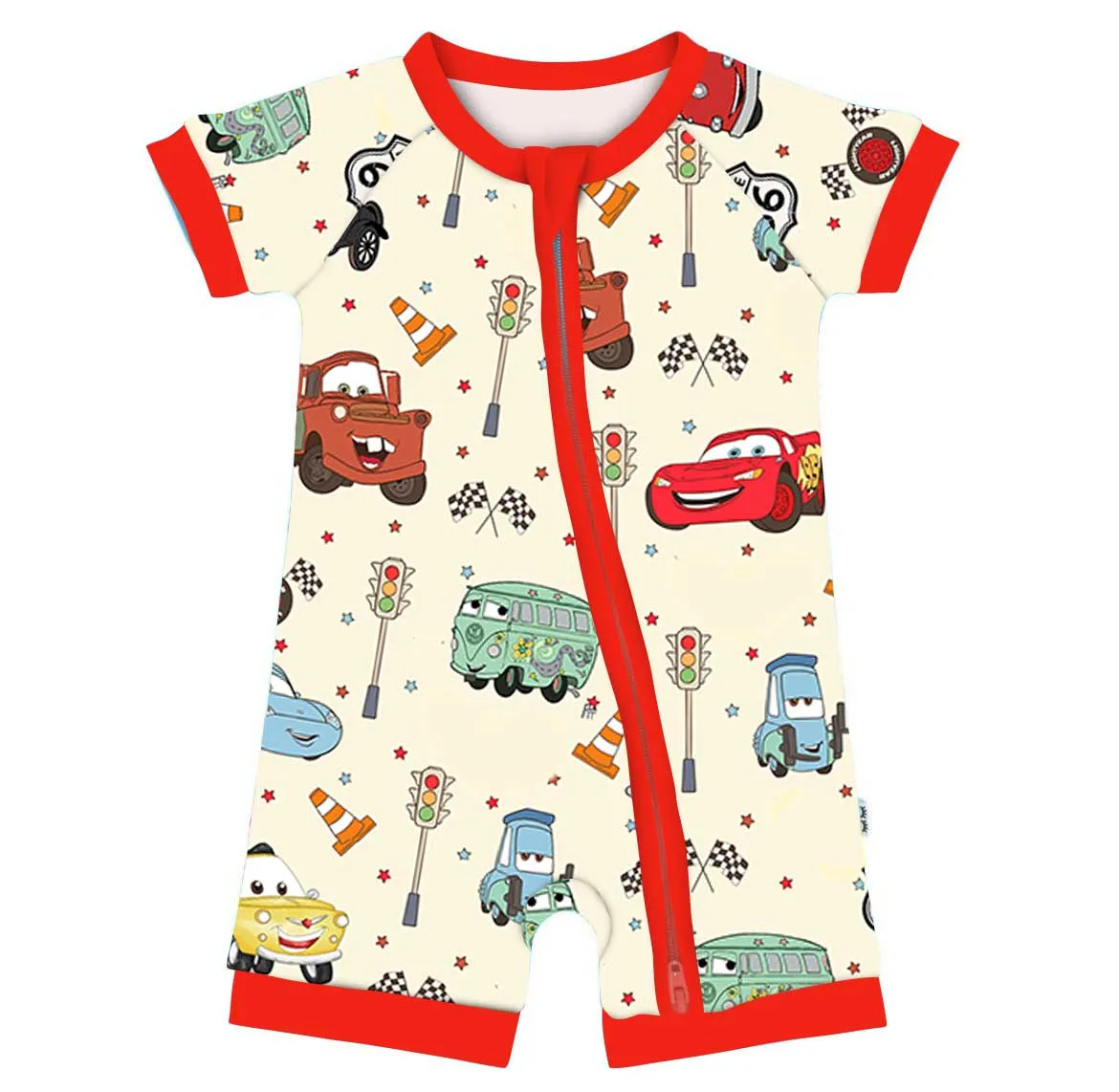 Route 66 - Bamboo Shorty Romper