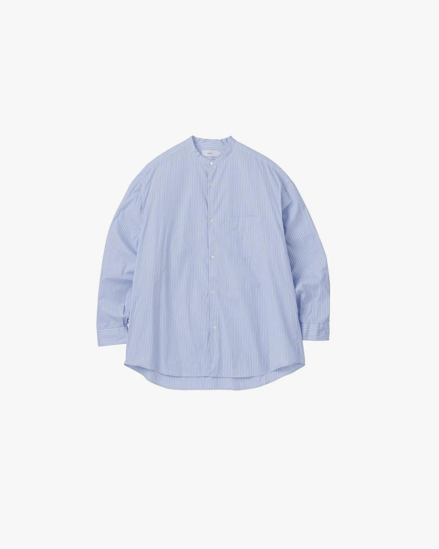 SOKTAS L/S Oversized Band Collar Shirt