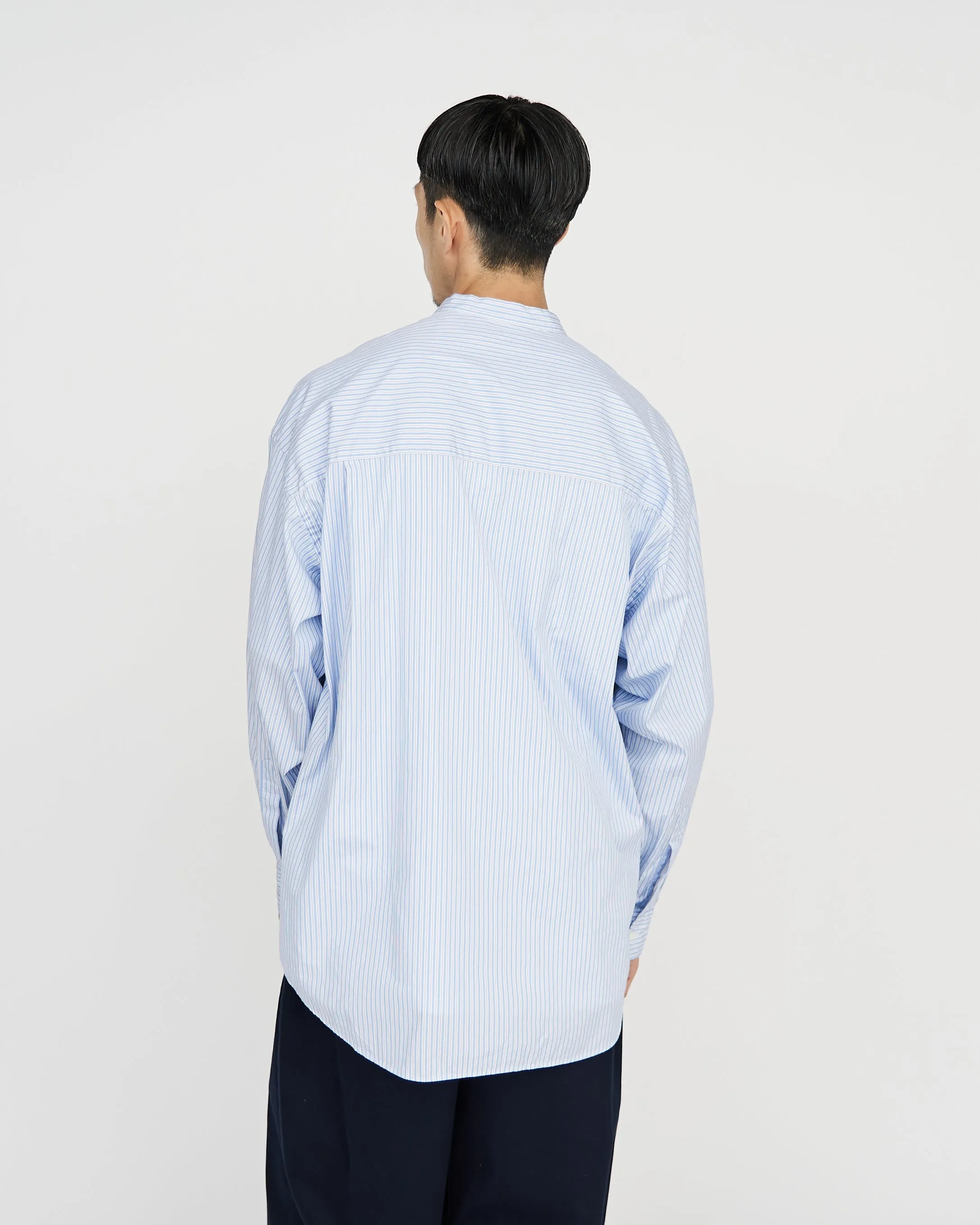 SOKTAS L/S Oversized Band Collar Shirt