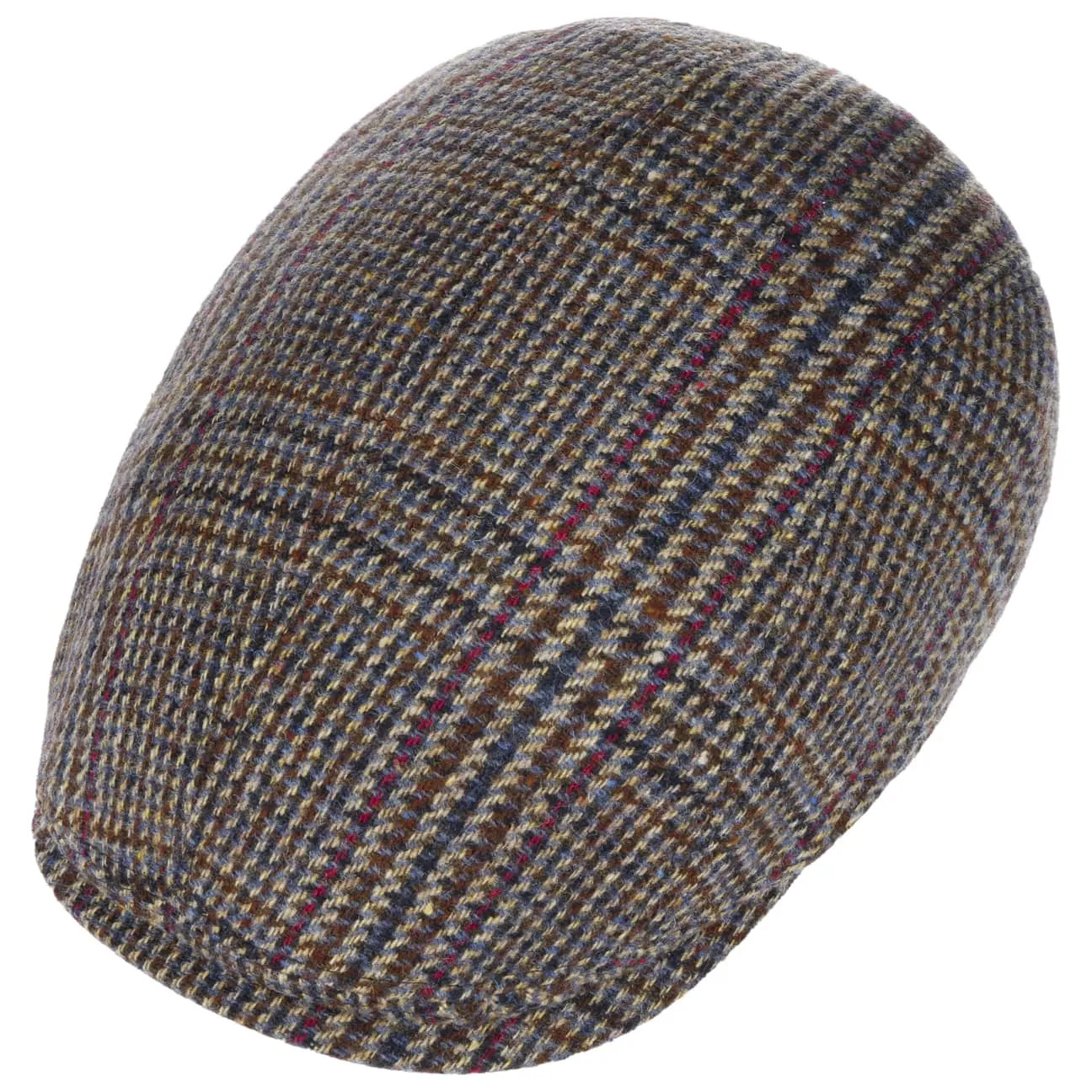 Spickard Ivy Glencheck Flat Cap by Lierys