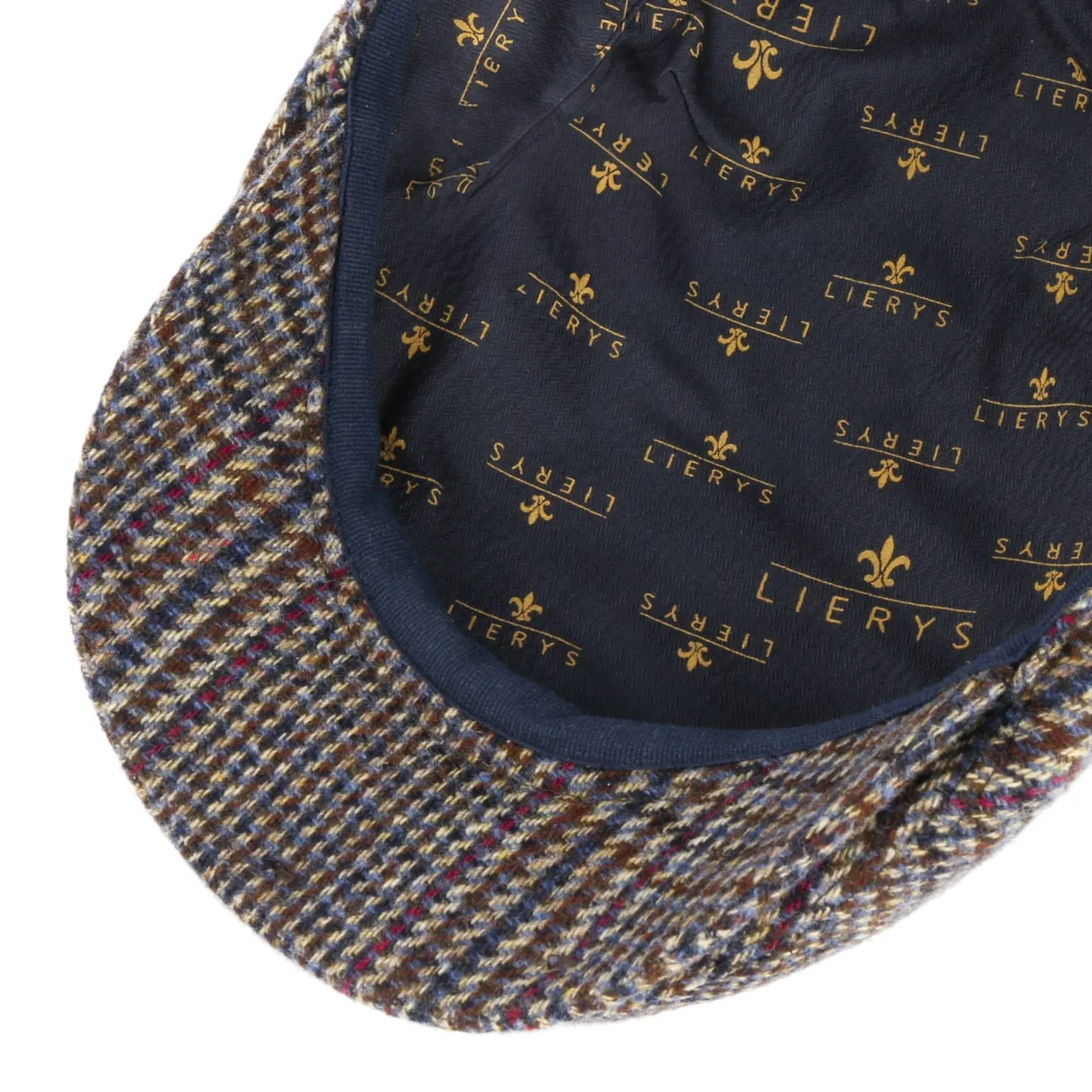 Spickard Ivy Glencheck Flat Cap by Lierys