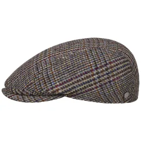 Spickard Ivy Glencheck Flat Cap by Lierys