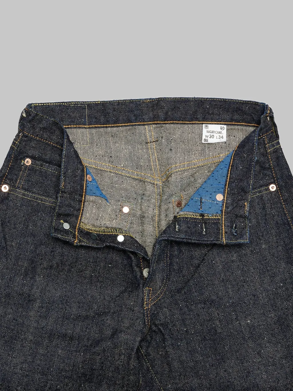 Sugar Cane "Okinawa" 14oz Regular Straight Jeans