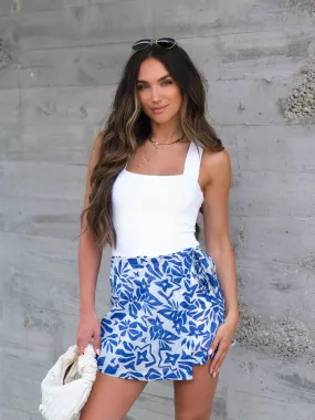 Summer Solstice Ikat Skort - Final Sale