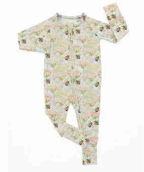 Sweet Summer Bee Happy - Bamboo Zippy Romper